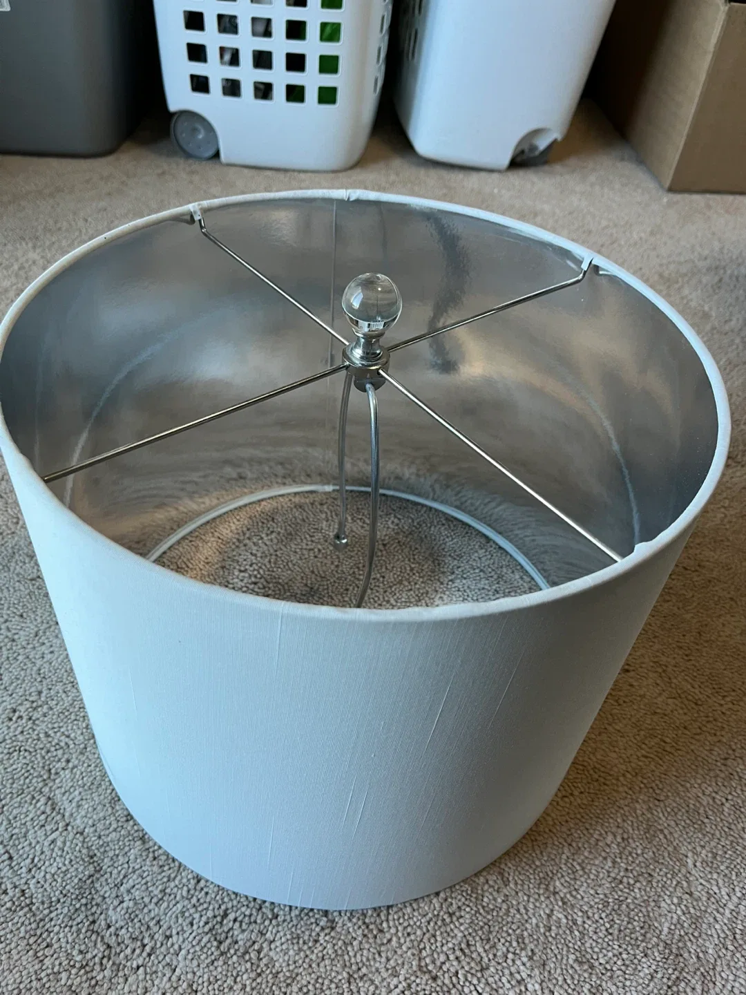White Lamp Shade - 14" x 10.5" image indicator(4)