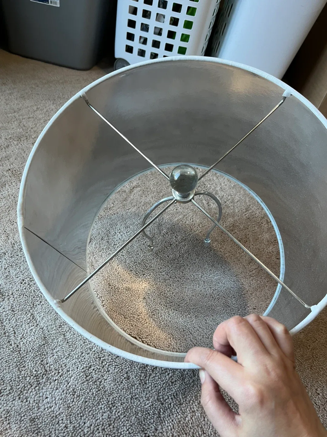 White Lamp Shade - 14" x 10.5" image indicator(2)