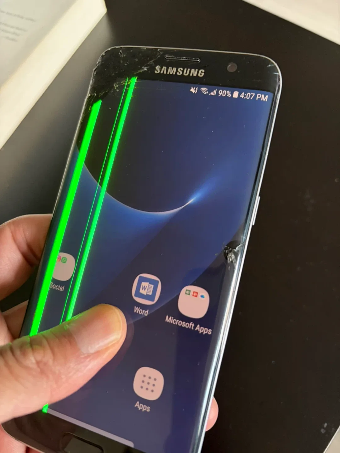 Samsung Galaxy S7 Edge - Damaged