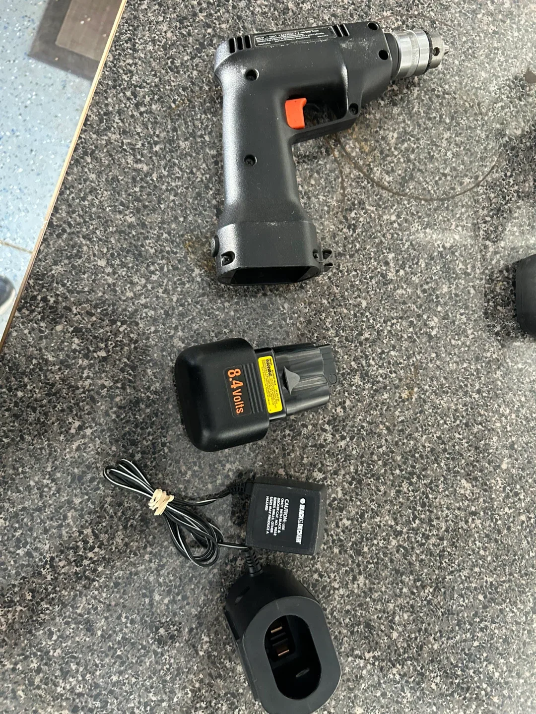 Black & Decker 8.4V Drill with Charger thumbnail