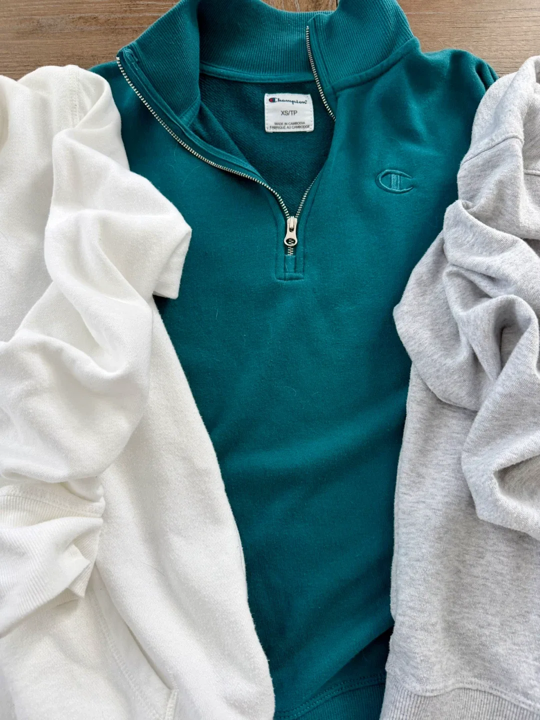 Bundle 1/4 zip sweatshirts image indicator(3)