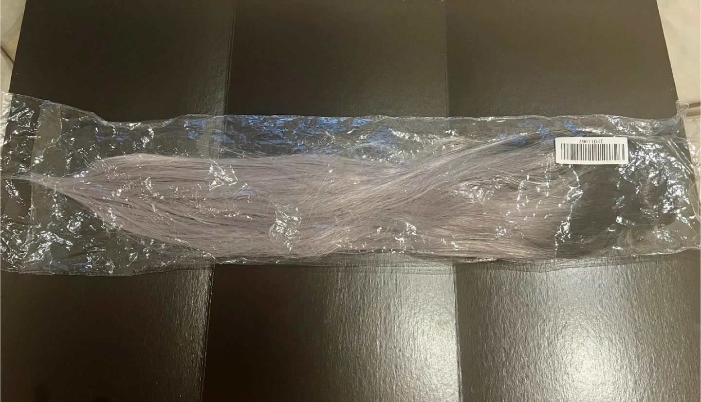 Long Straight Two Tone Black & Gray/Silver Ombré Wig - photo 3