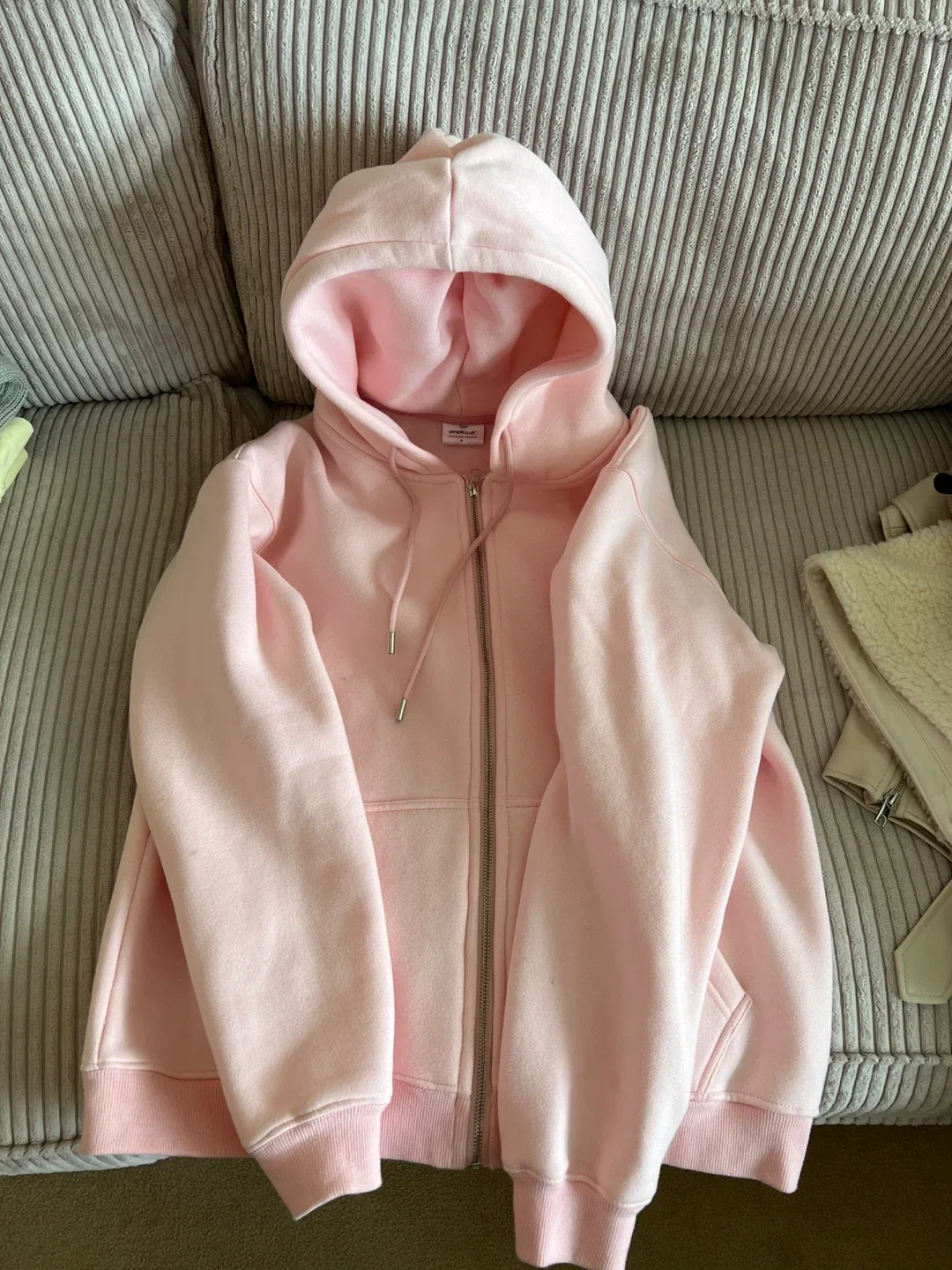 DrMers Club hoodie zip-up and short pants set. thumbnail