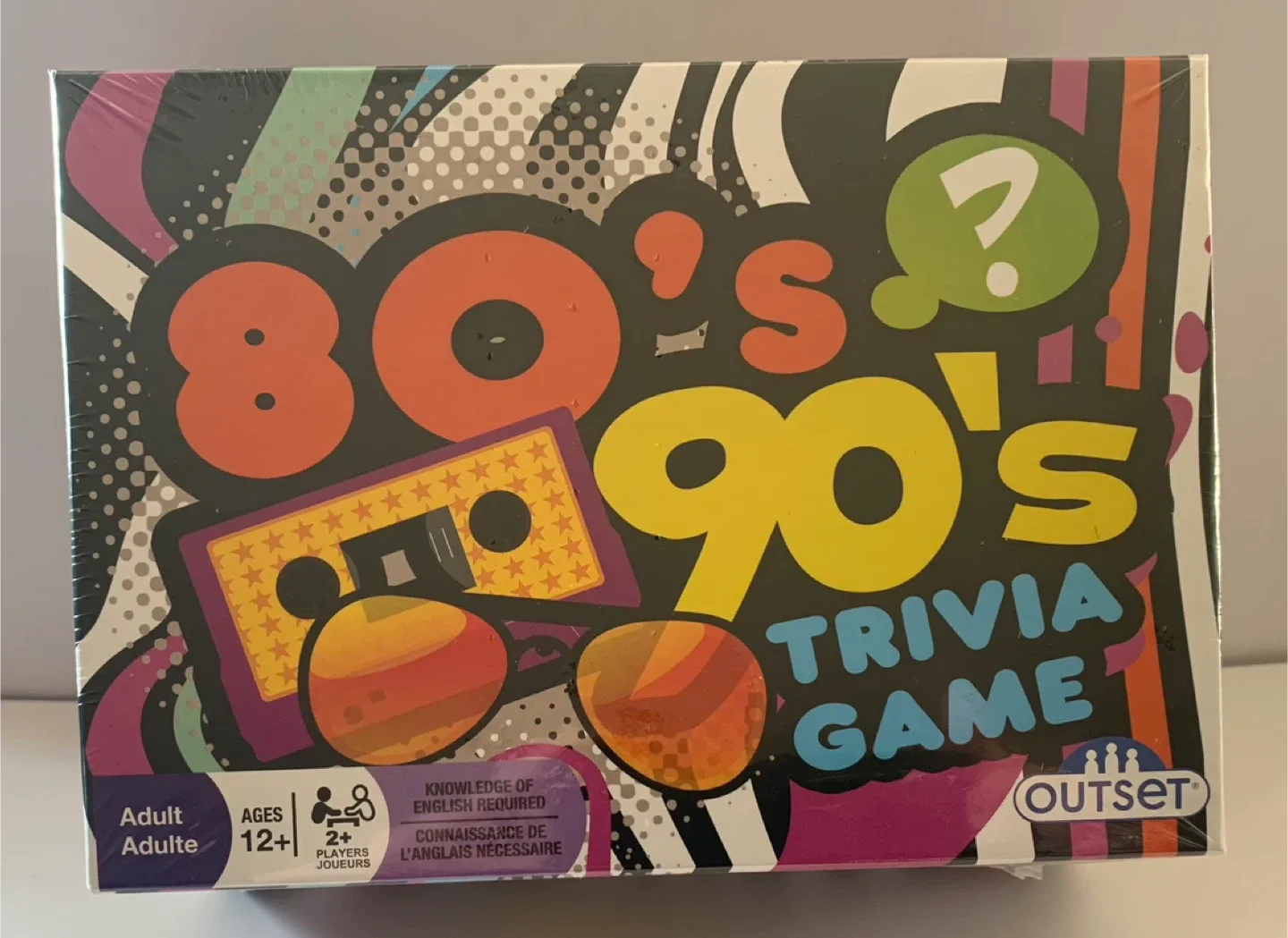 Outset 80's vs 90's Trivia Game - New