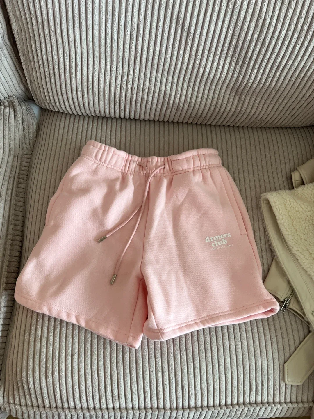 DrMers Club hoodie zip-up and short pants set. image indicator(3)