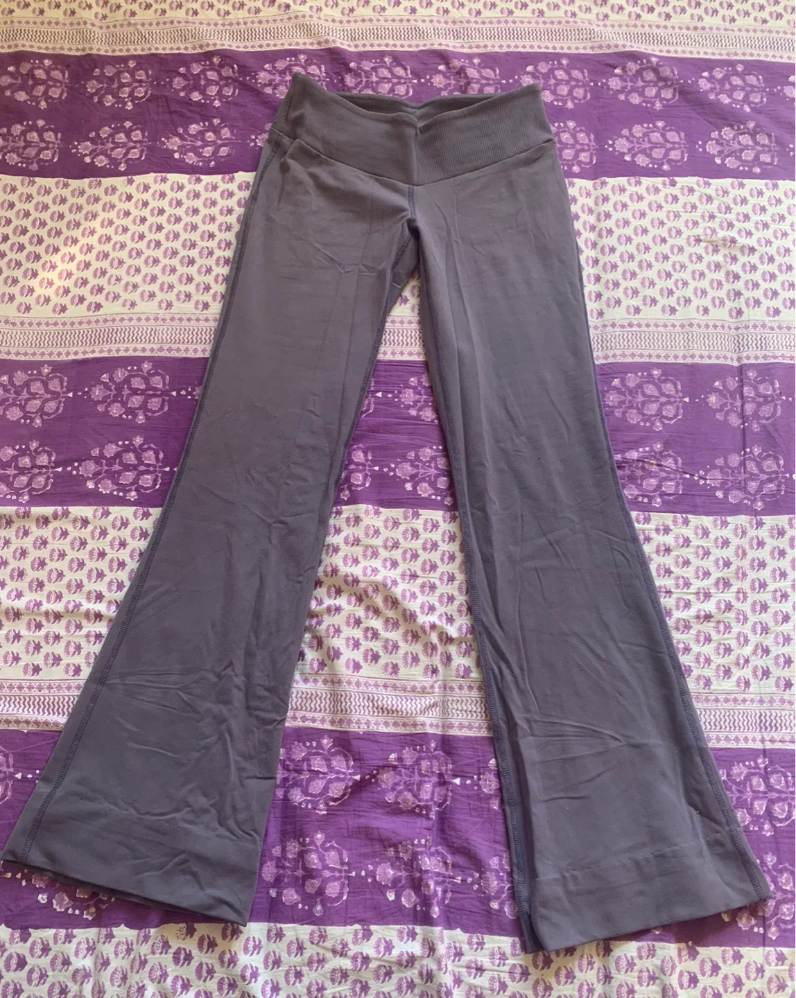 TNA Purple Flare Yoga Pants image indicator(2)