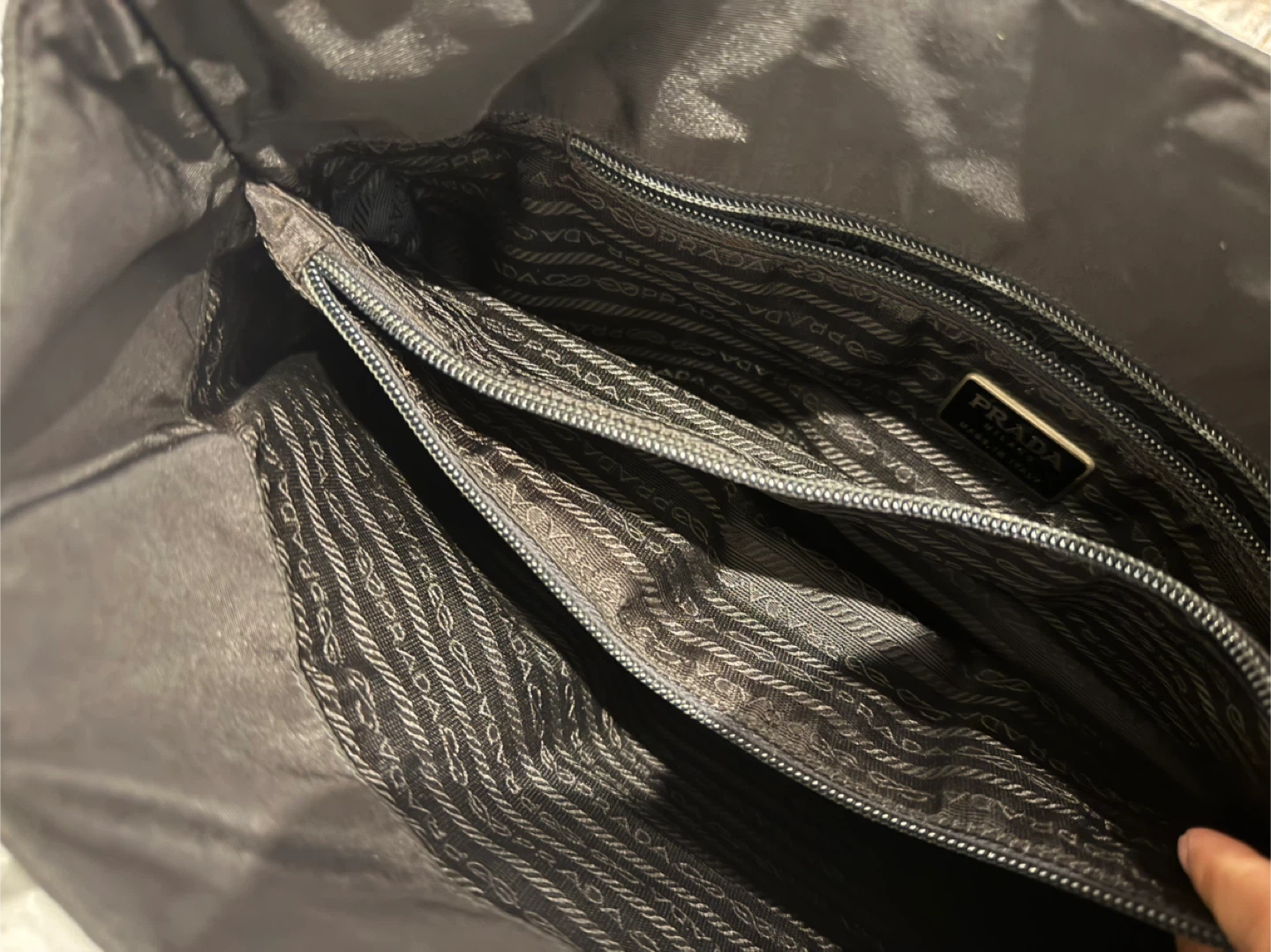 Prada Black Nylon Tote Bag - photo 3