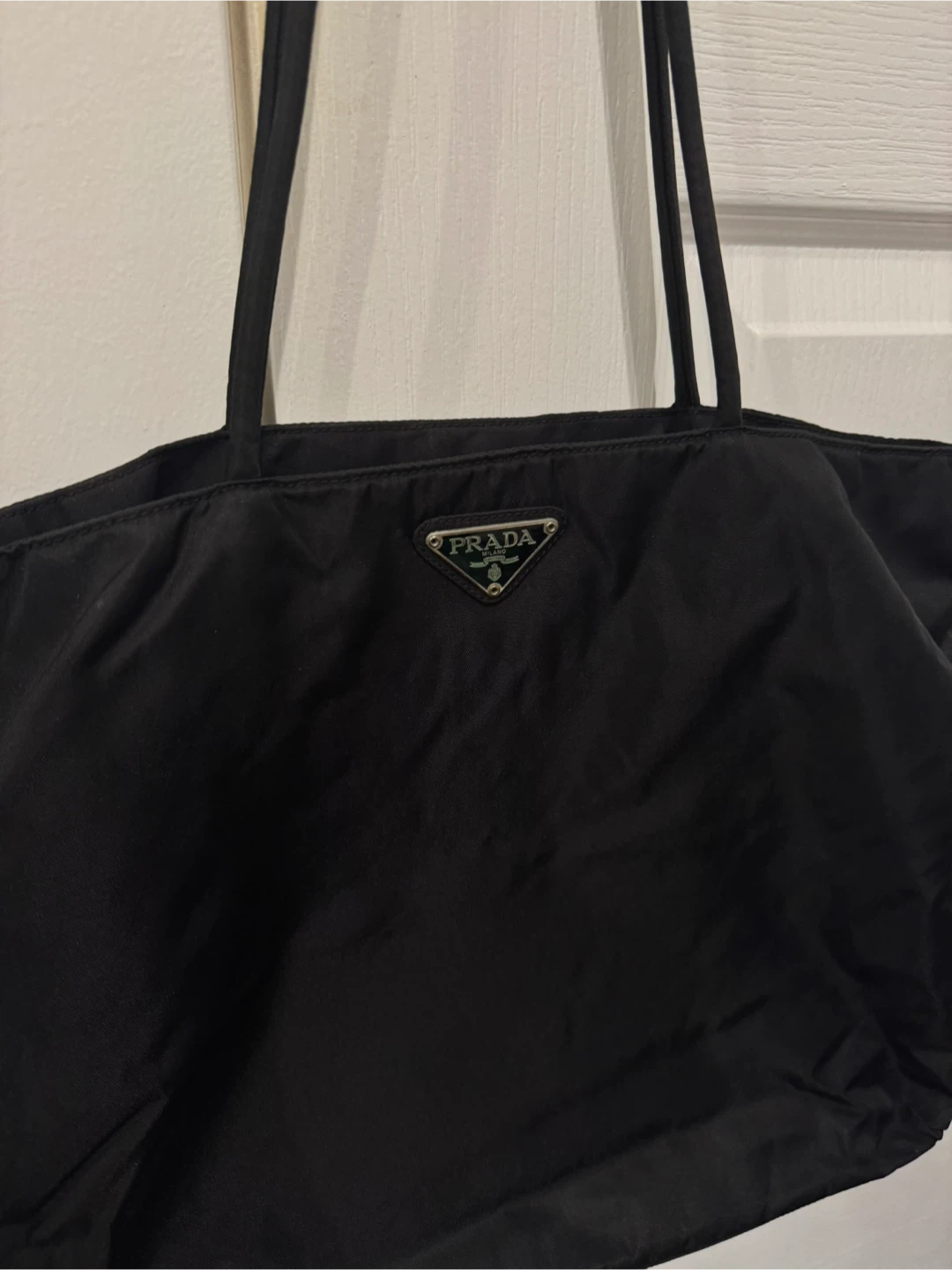 Prada Black Nylon Tote Bag - photo 2
