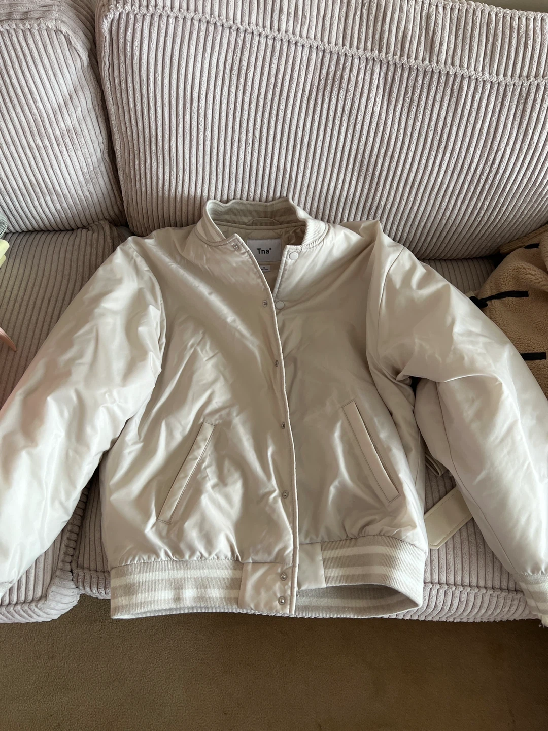 Tna Cream Bomber Jacket