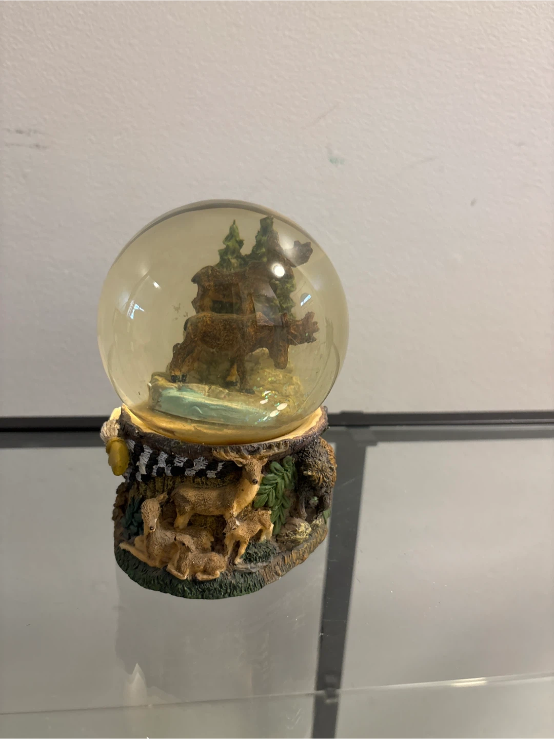 Musical Moose and Deer Snow Globe - photo 3