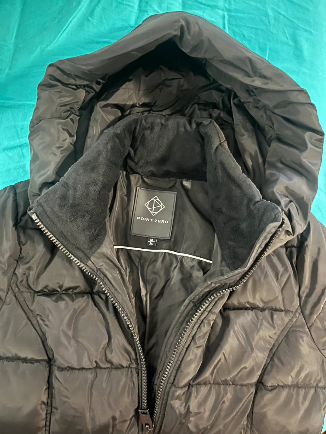 Point Zero Black Puffer Coat - photo 2