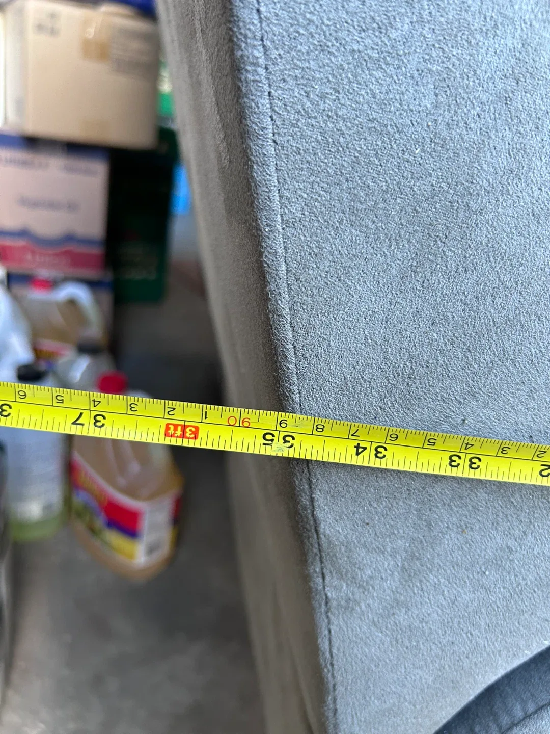 Brownish-Grey Reclining Loveseat （Fabric) image indicator(7)