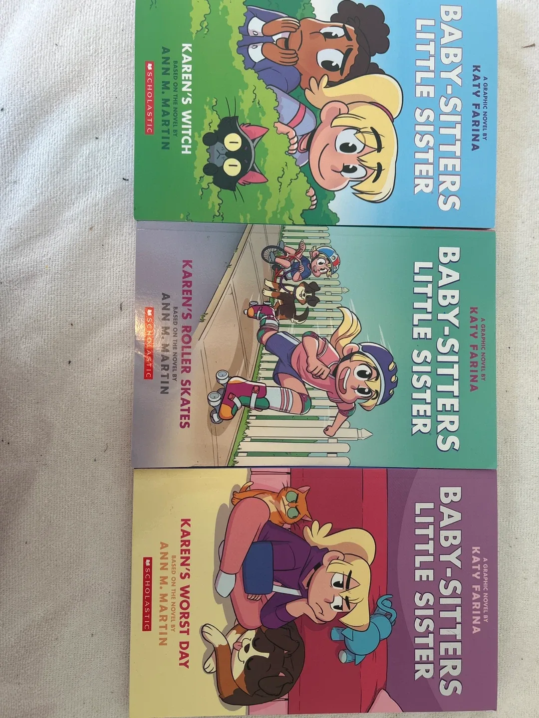 Baby-Sitters Little Sister Graphic Novels by Katy Farina