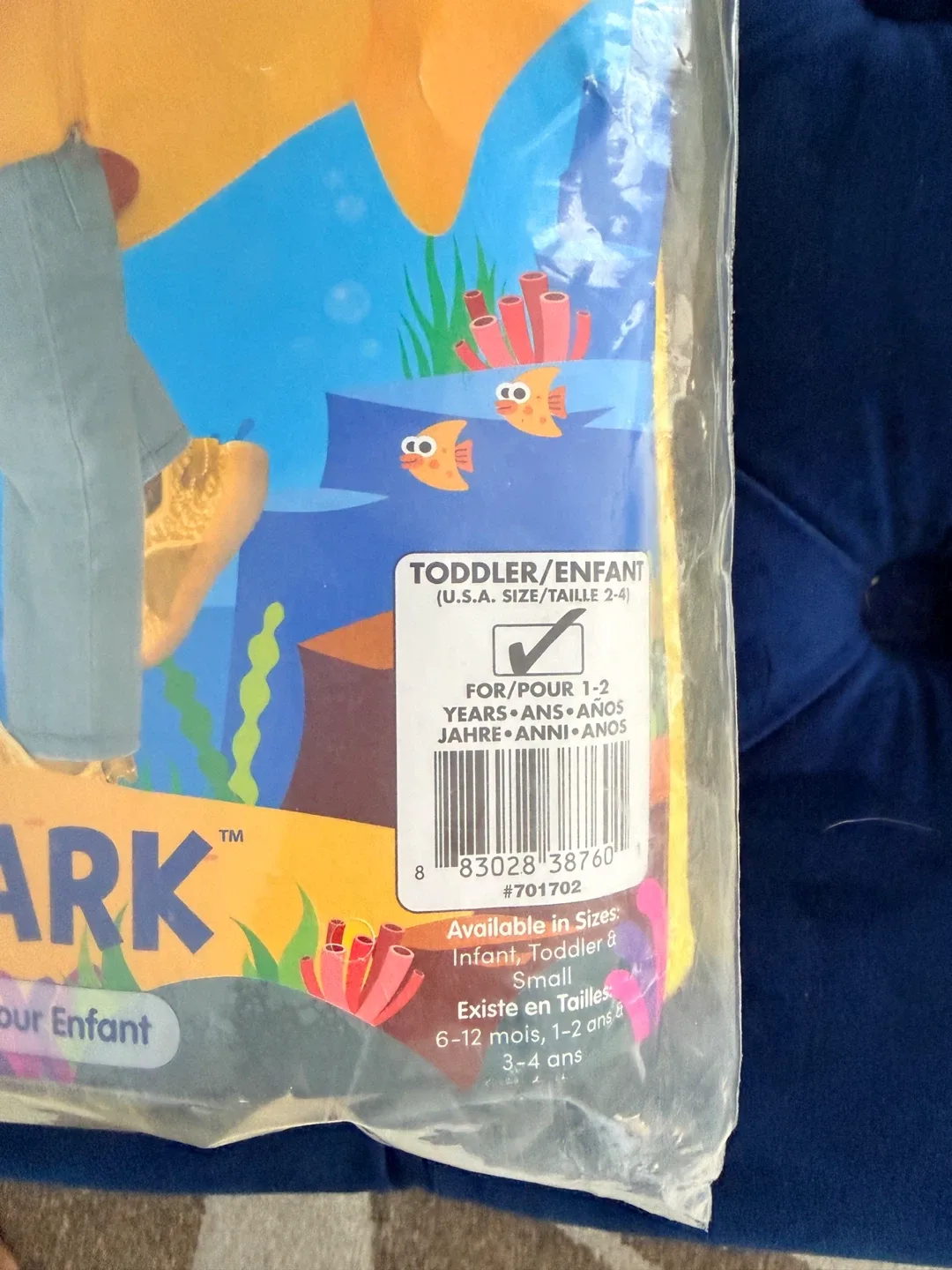 Pinkfong Baby Shark Toddler Halloween Costume-yellow (Size 2-4) image indicator(4)