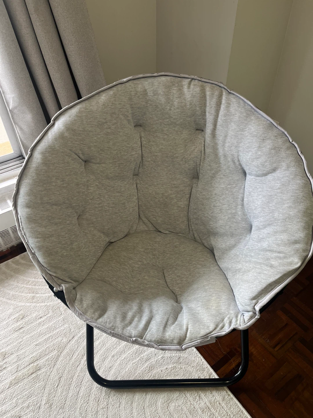 Grey moon Chair