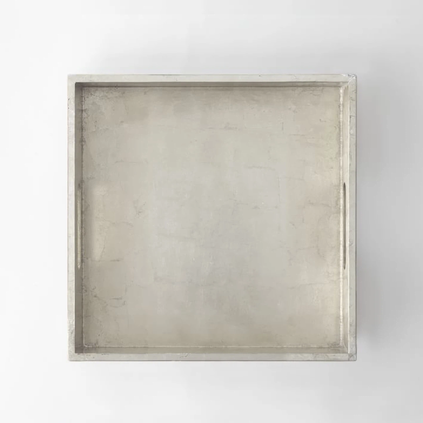 Silver Leaf Square Tray