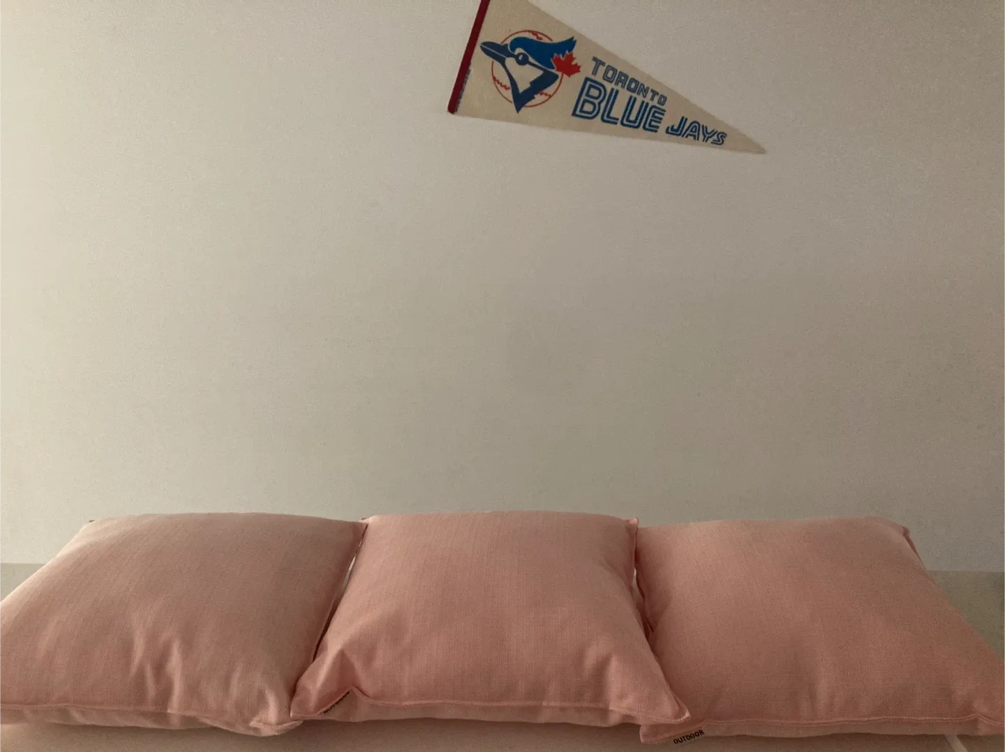 Pink Outdoor Cushions - Set of 3 thumbnail