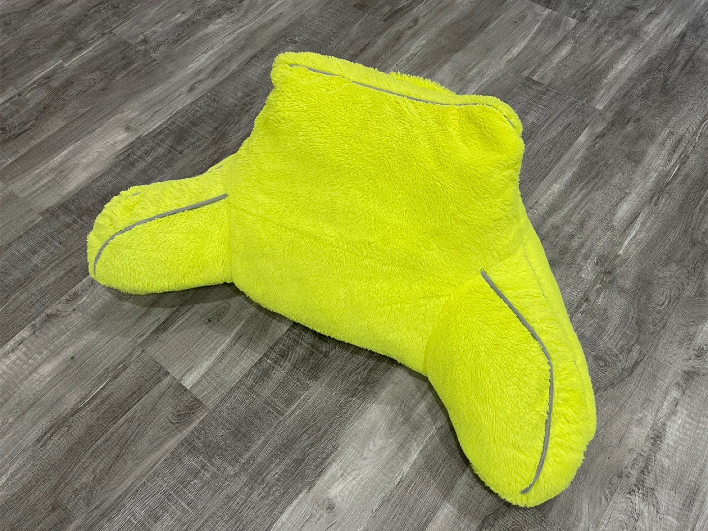 Neon Yellow Best Rest Pillow with Arms