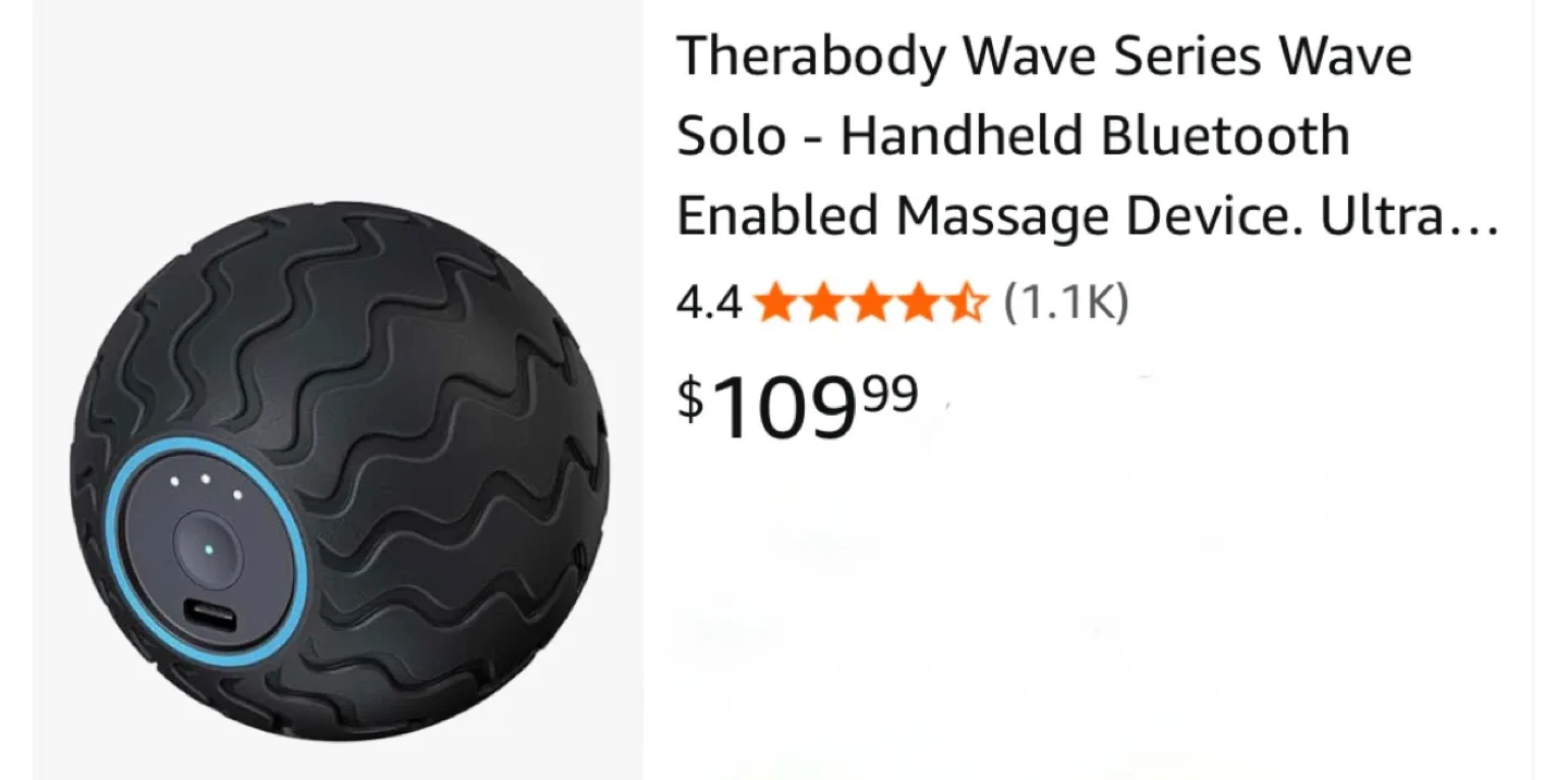 New Therabody Wave Solo Massage Ball image indicator(3)