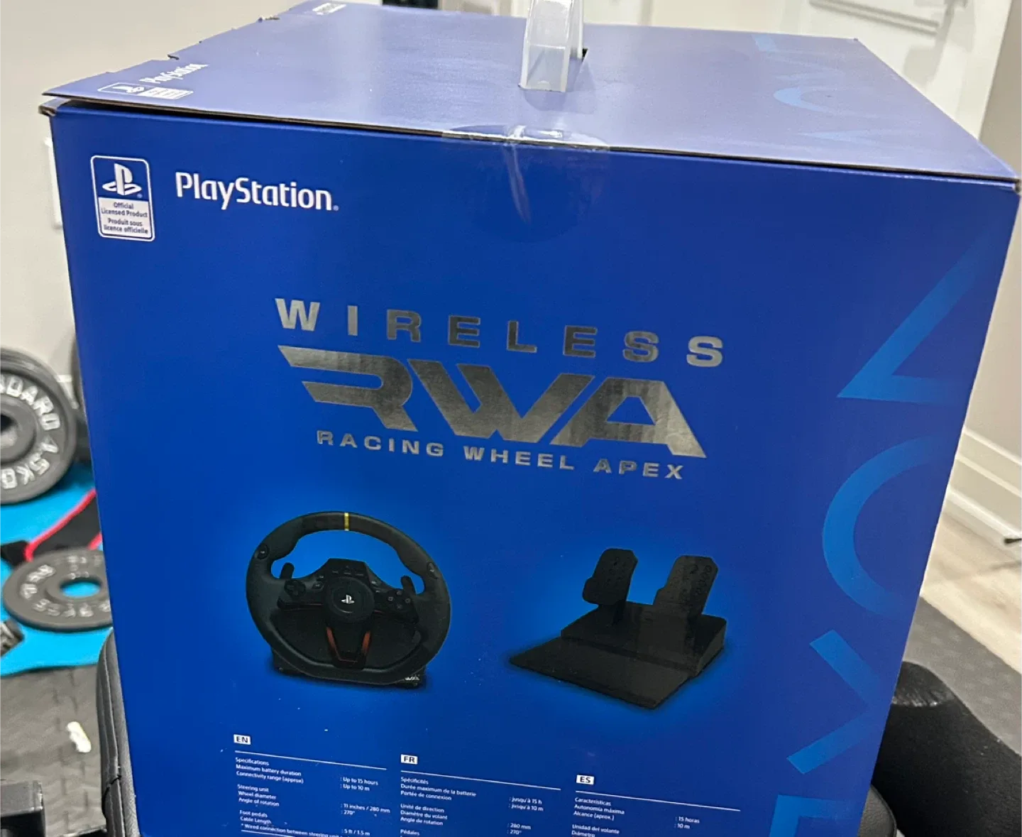 HORI Wireless RWA Racing Wheel Apex for PS4/PC - NEW image indicator(2)