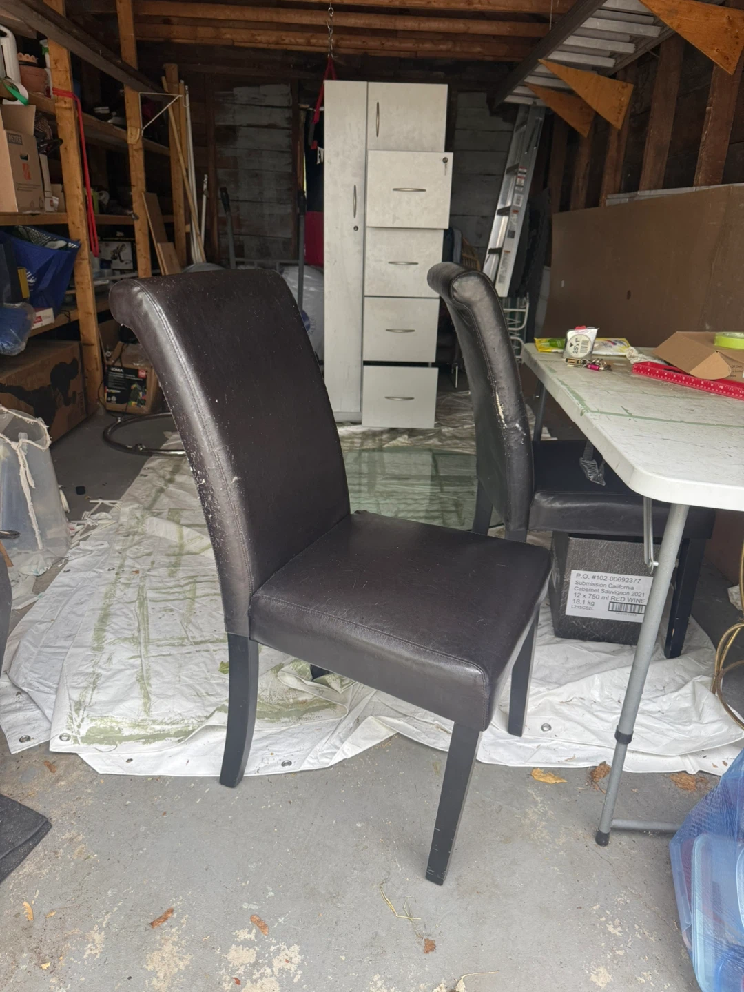 Pair of Black Dining Chairs