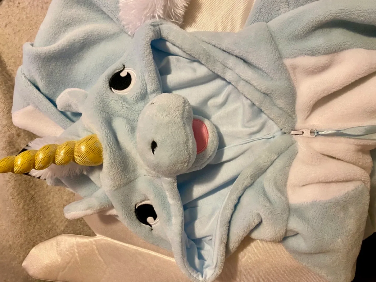 Unicorn Onesie - Blue & White image indicator(2)