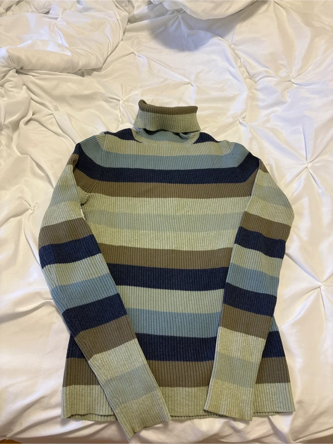 Striped Turtleneck Sweater thumbnail