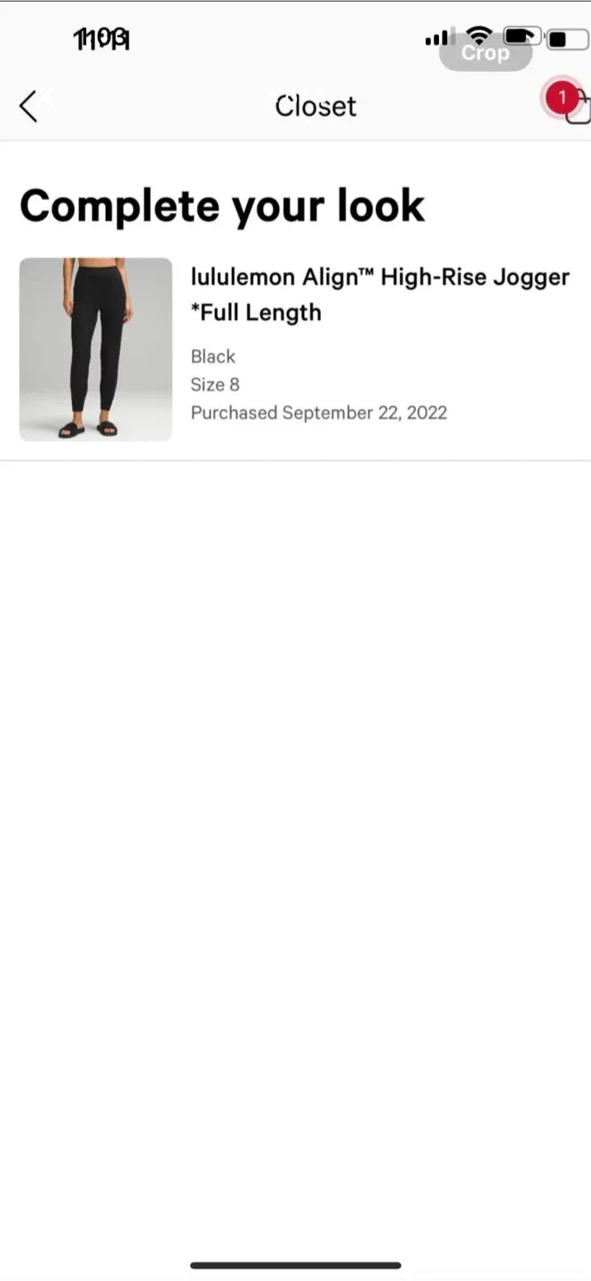 Lululemon Align High-Rise Jogger Black Size 8 image indicator(3)