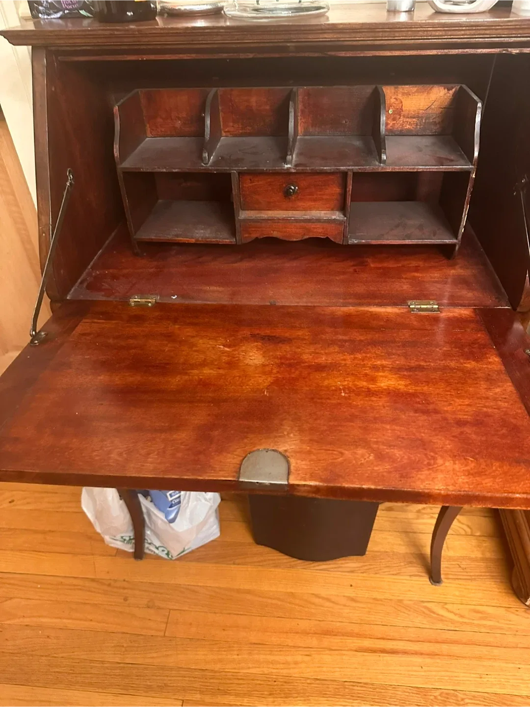 Antique Wooden Secretary Desk image indicator(2)