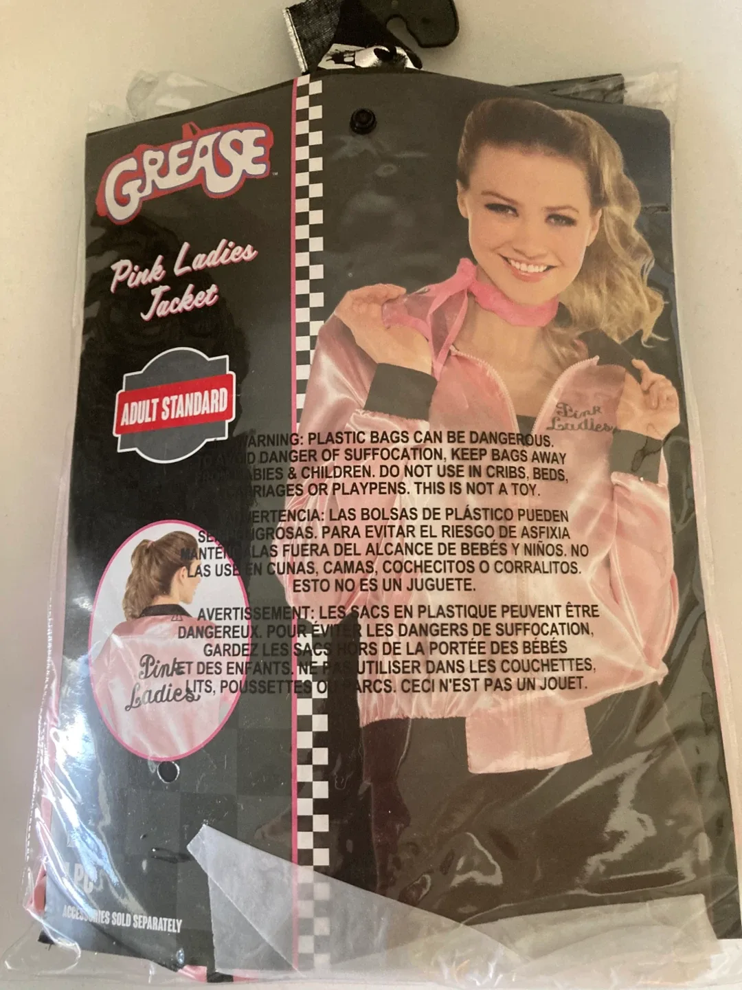 Grease Pink Ladies Jacket - Adult Standard