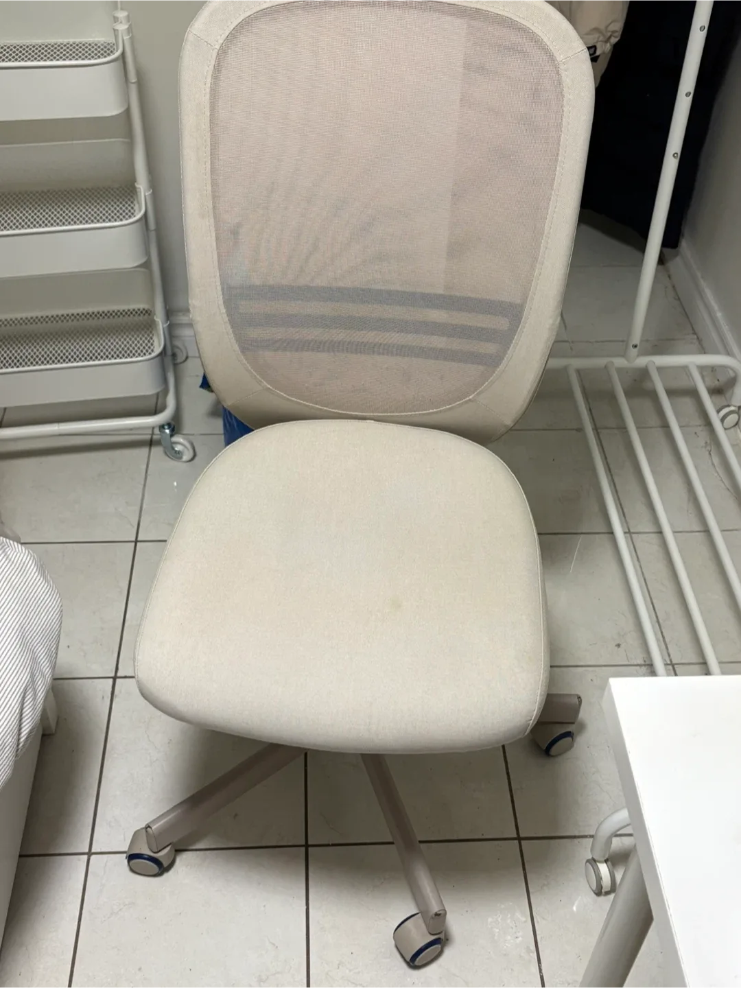 Ikea Renberget Swivel Chair - Light Beige image indicator(3)