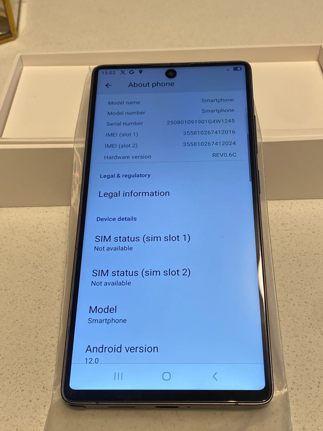 BNIB Android Dual SIm Smart Phone