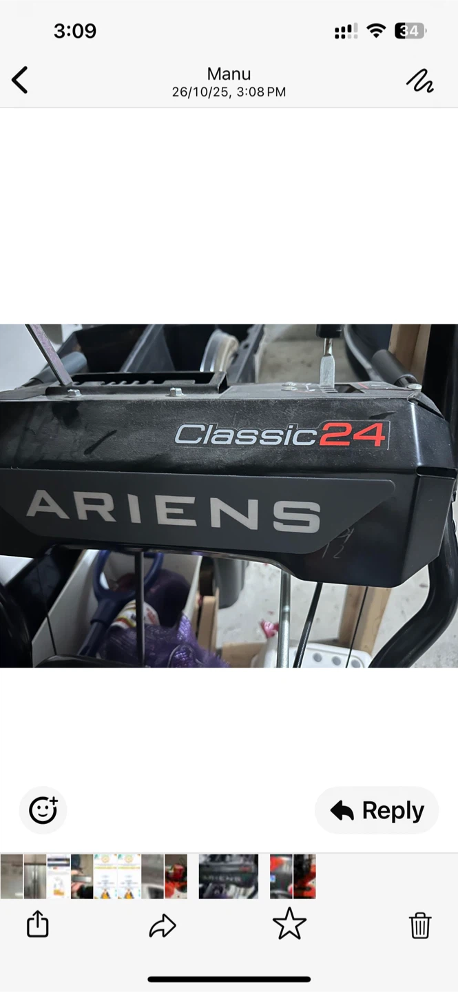 Ariens Classic 24 Snowblower - photo 2
