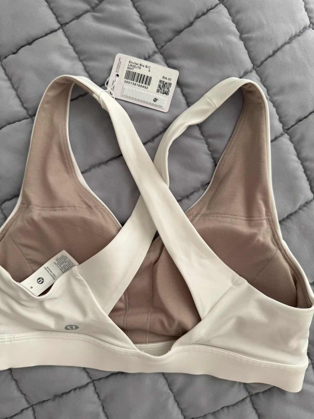 Lululemon Envital Bra B/C - Size 6 - White - photo 2