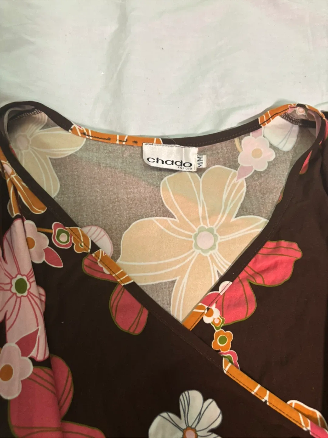 Chado Floral Wrap Top - Size M image indicator(2)