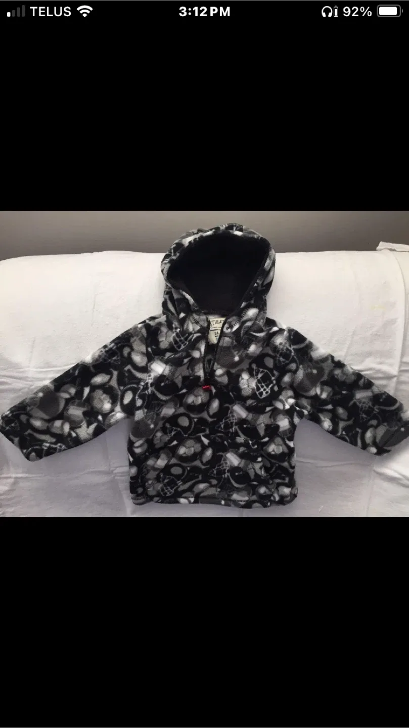 Athletic Works 24 Months Fleece Hoodie thumbnail