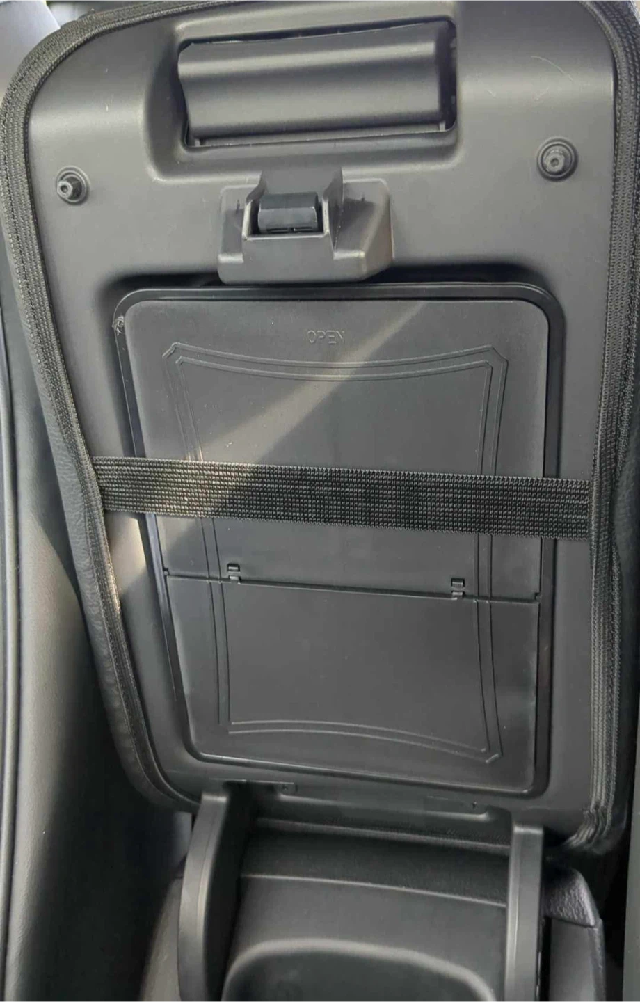 Honda Car Armrest Protective Cover - Black - photo 2