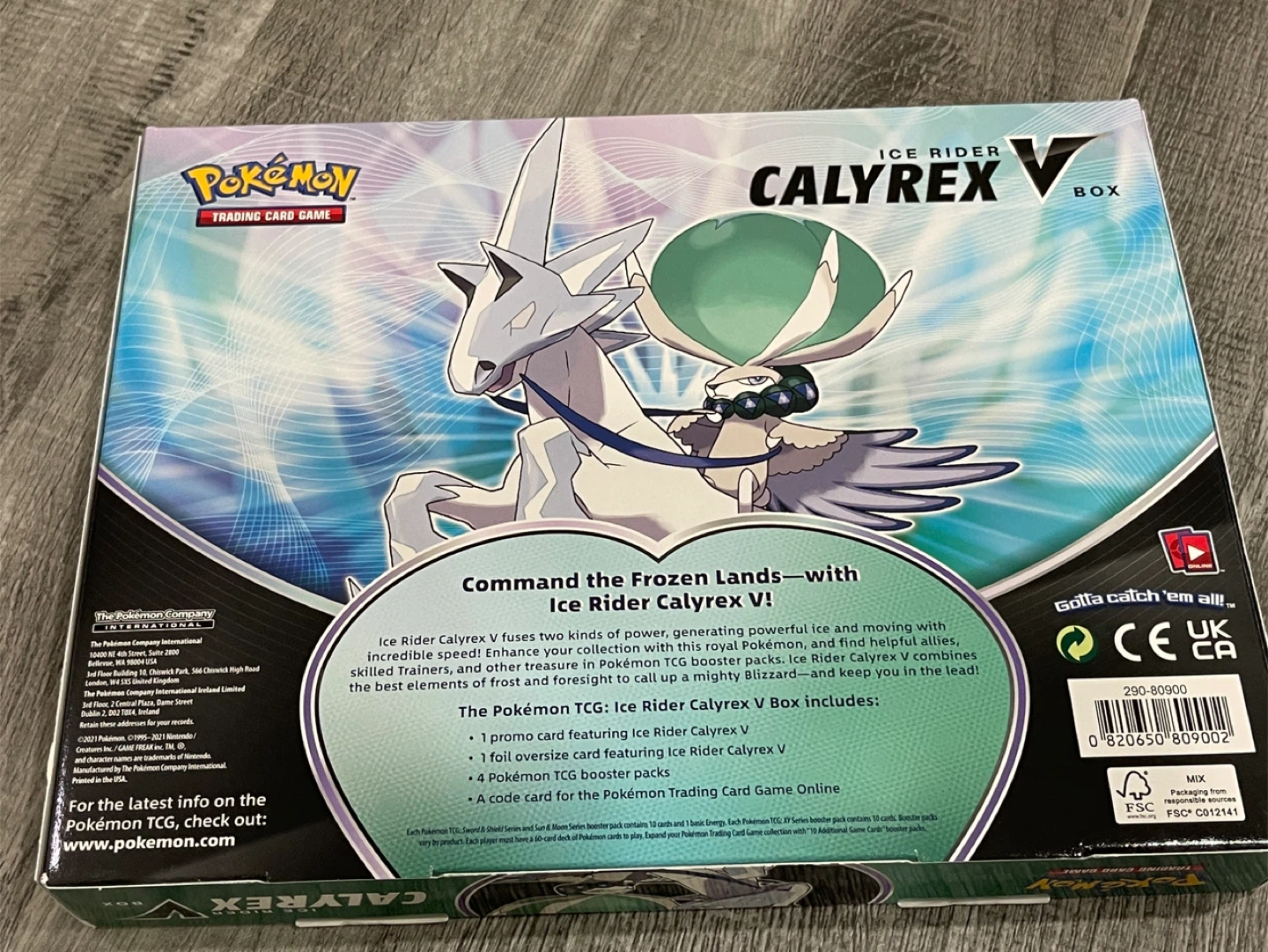 Ice Rider and Shadow Rider Calyrex V Boxes - photo 2