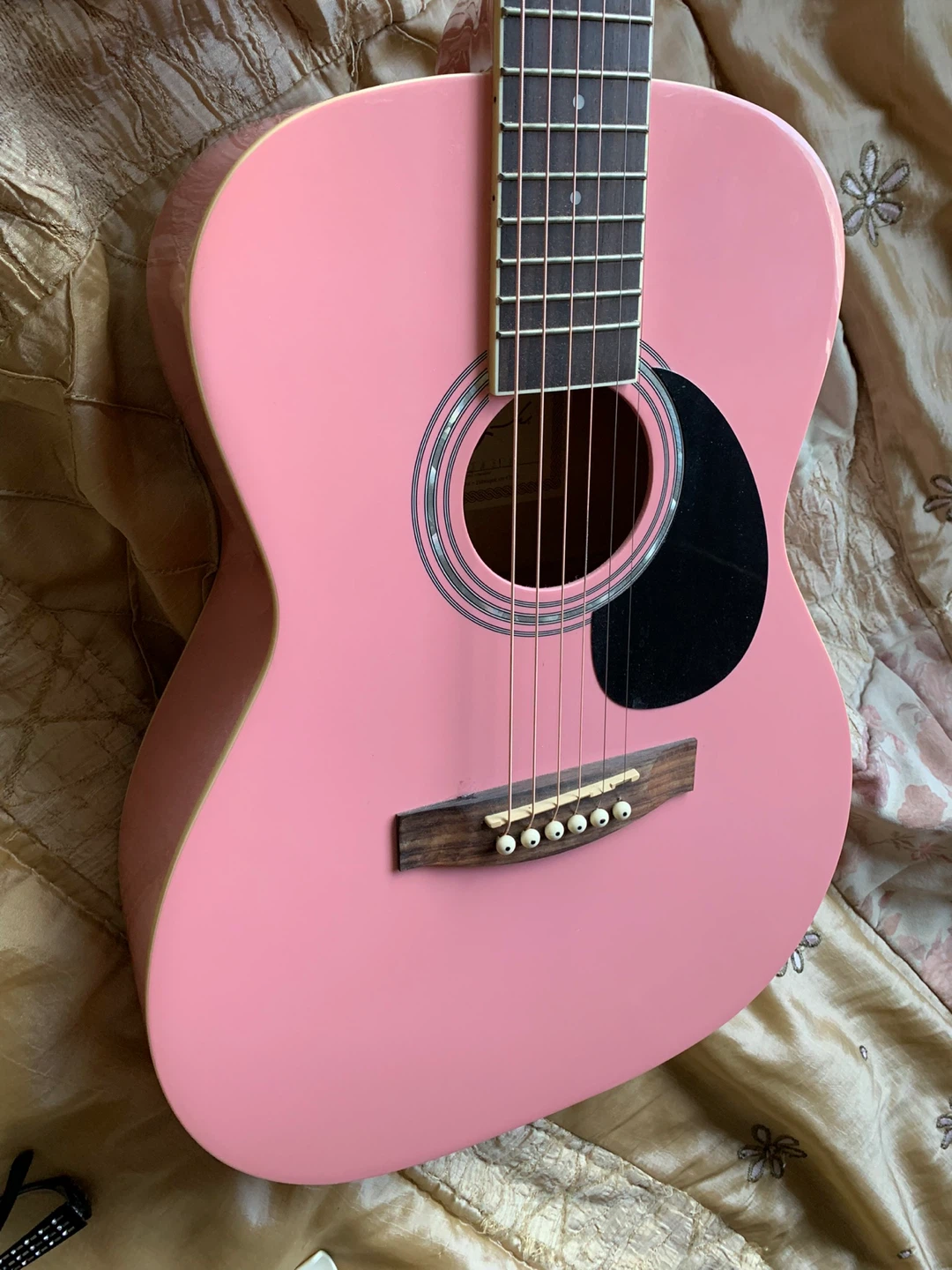 Jay Jr. Pink Acoustic Guitar - photo 2