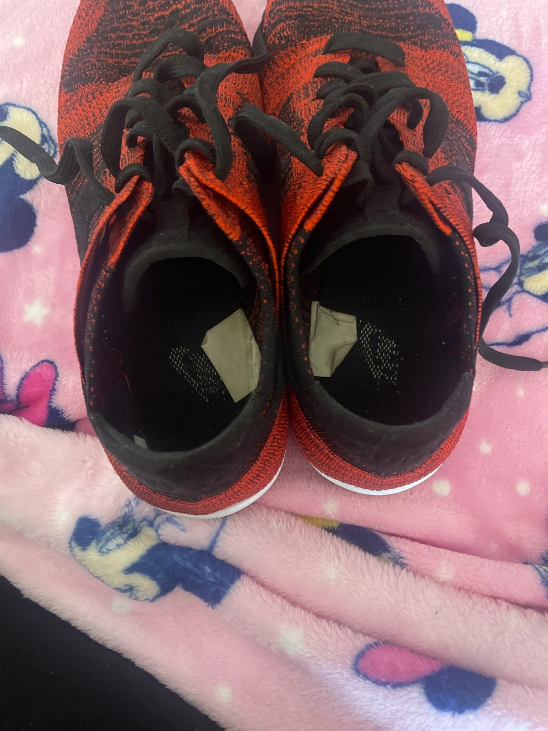 Nike Red & Black Running Shoes - photo 5