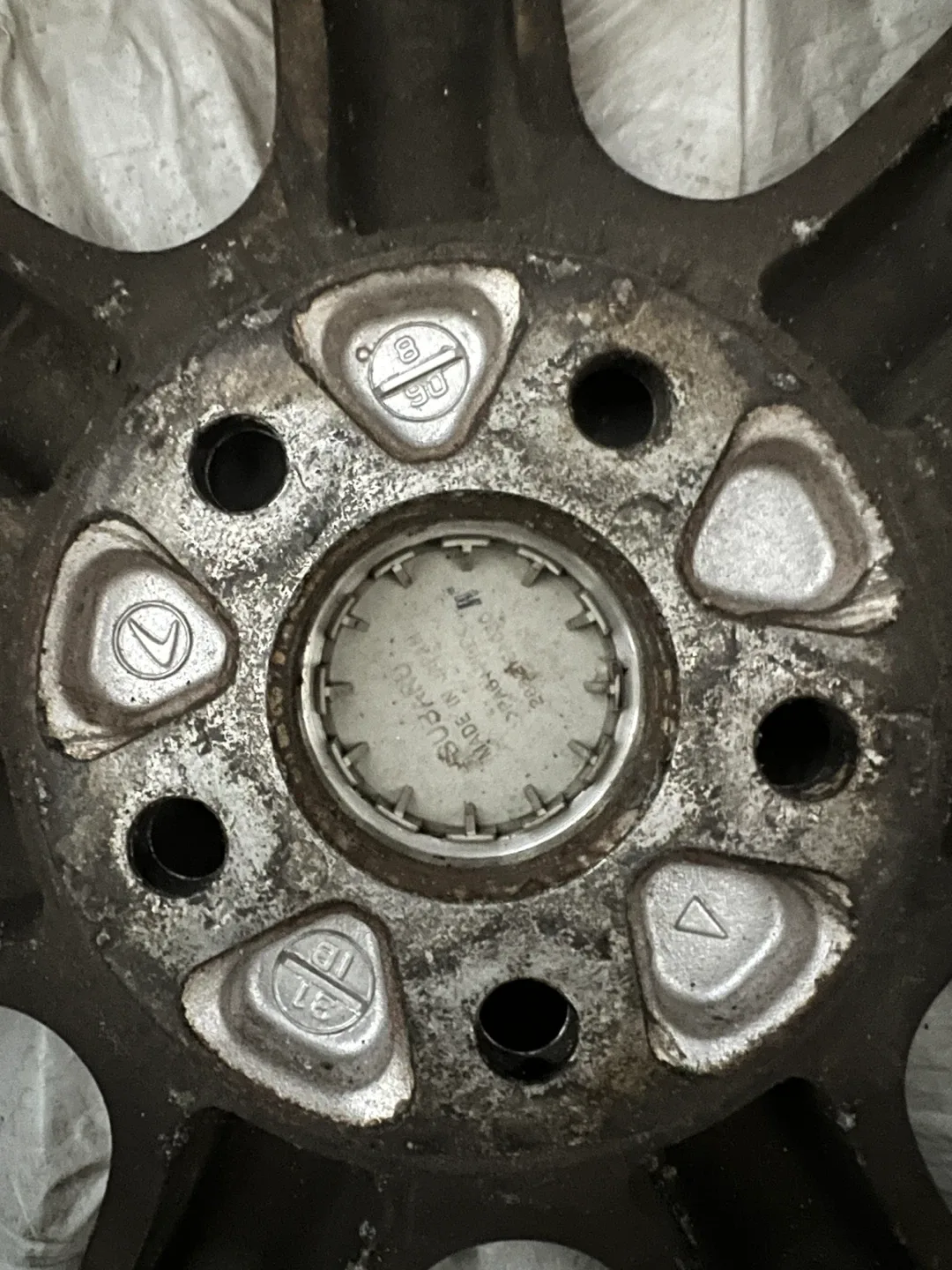 Michelin 205/55R16 Tire on Subaru Rim image indicator(2)