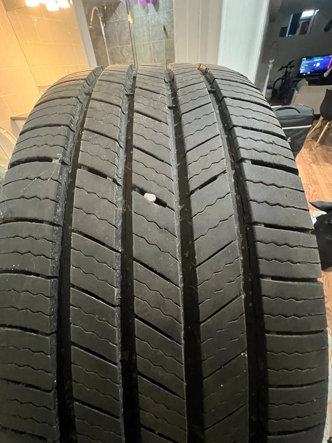 Michelin 205/55R16 Tire on Subaru Rim image indicator(10)