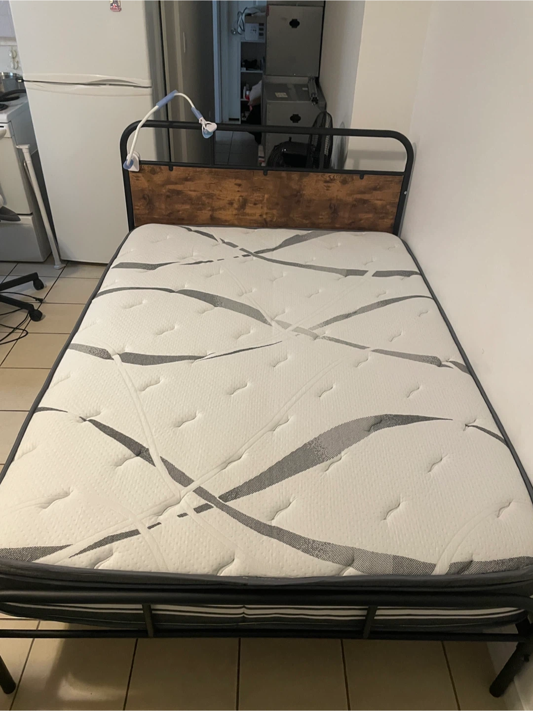 Double Bed Frame with Mattress