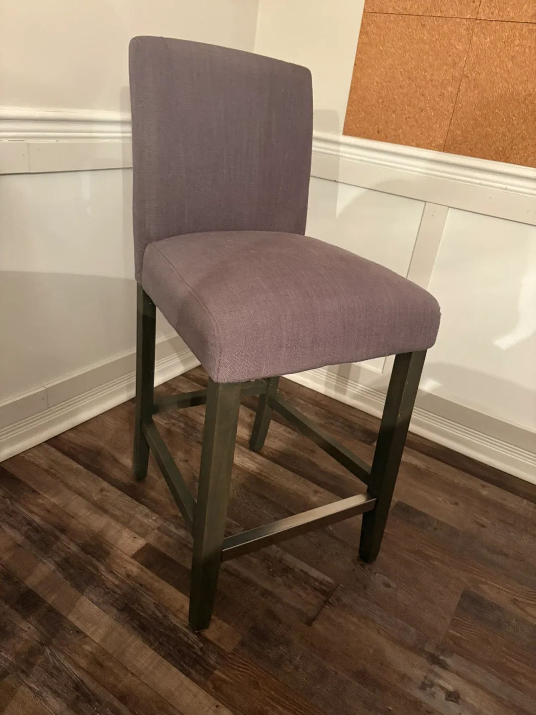 Set of 3 Bouclair Grey Bar Stools image indicator(2)