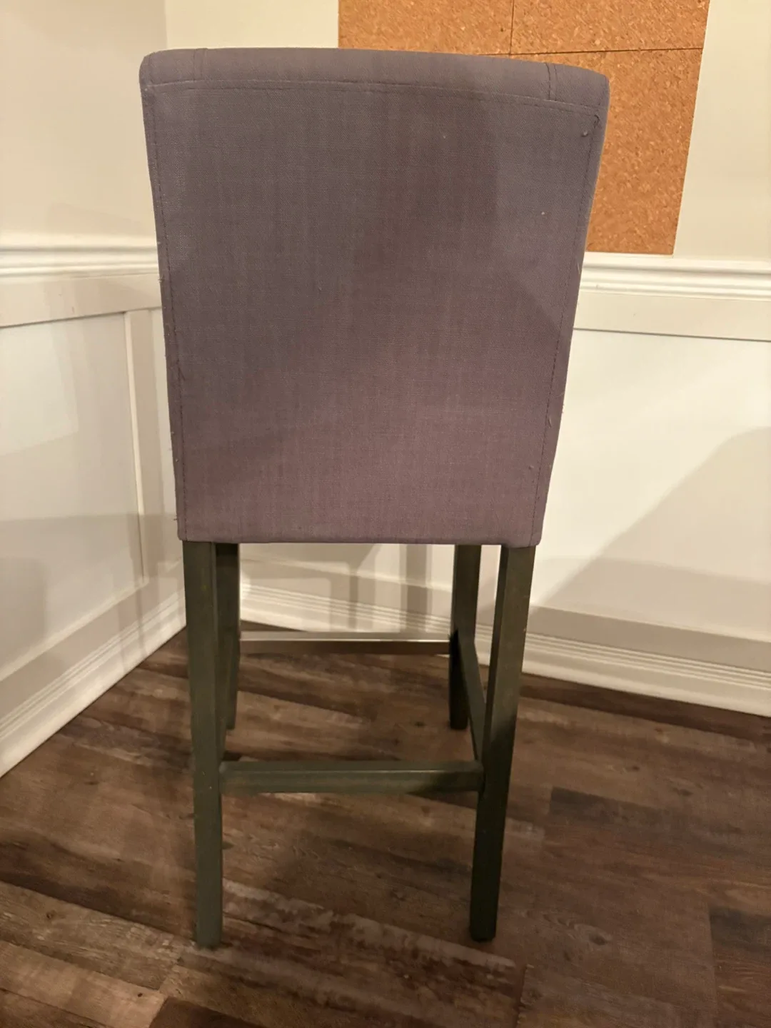 Set of 3 Bouclair Grey Bar Stools image indicator(4)