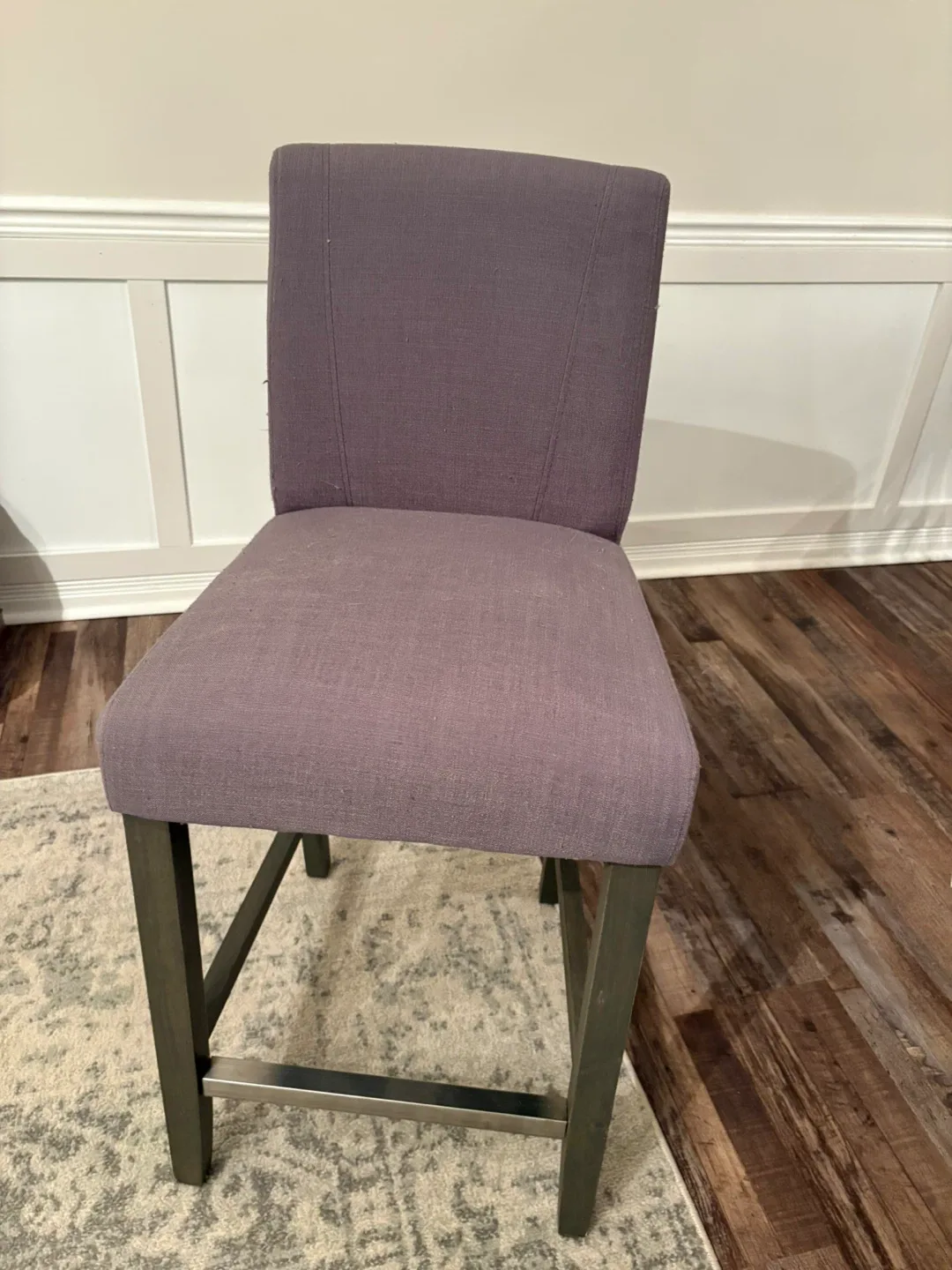 Set of 3 Bouclair Grey Bar Stools image indicator(8)