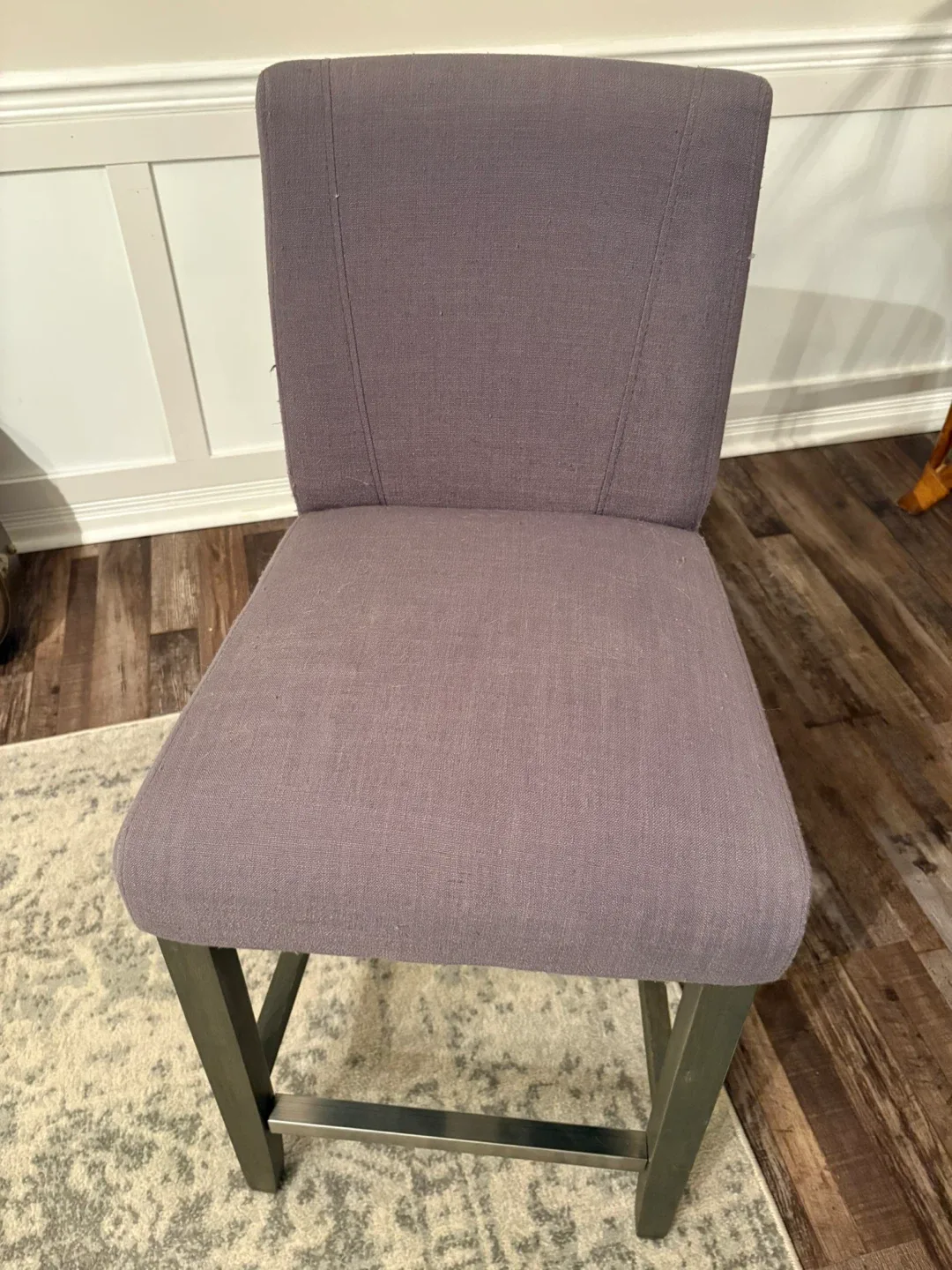 Set of 3 Bouclair Grey Bar Stools image indicator(7)