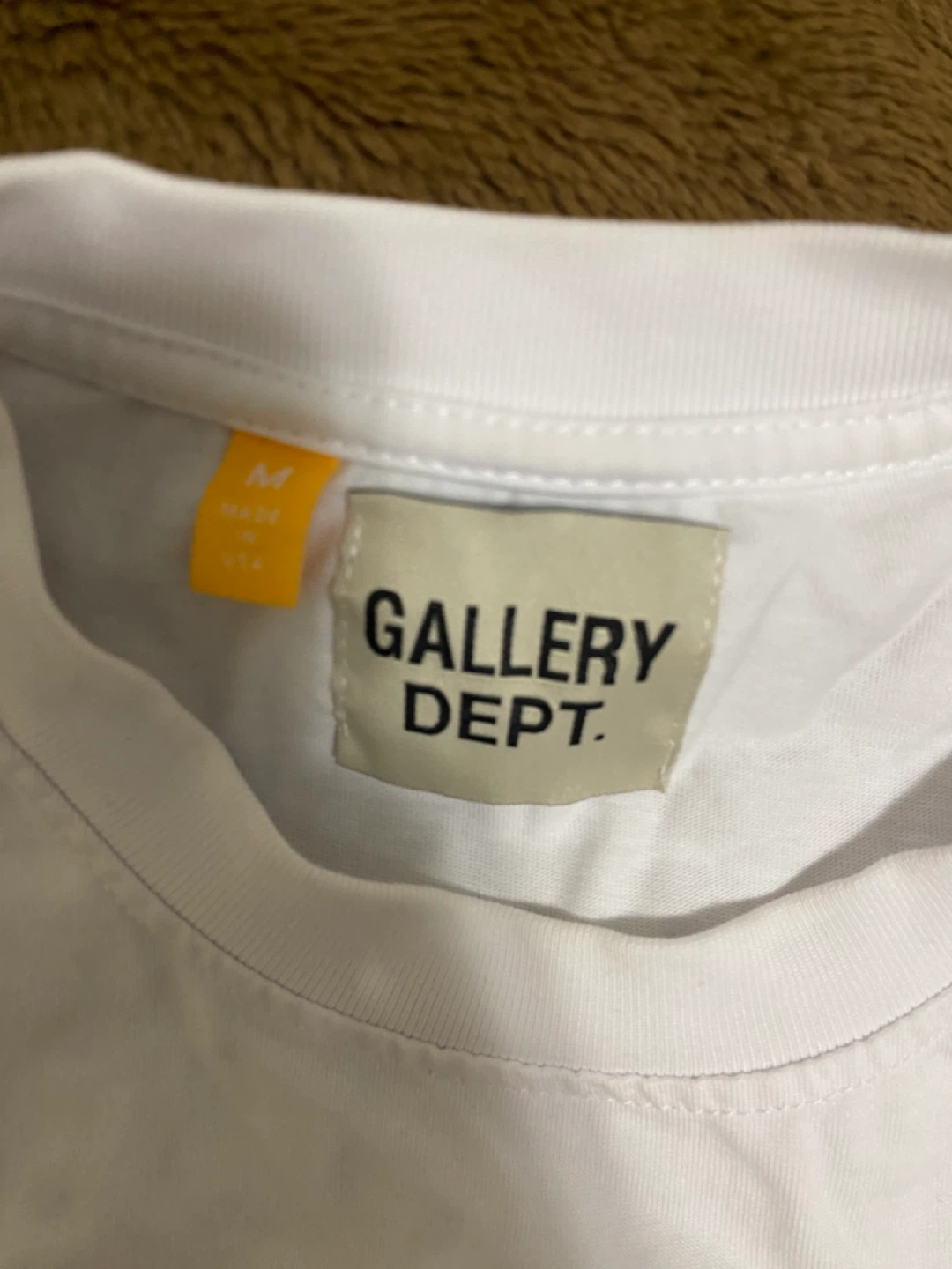 Gallery Dept. White T-Shirt - Size M - photo 3