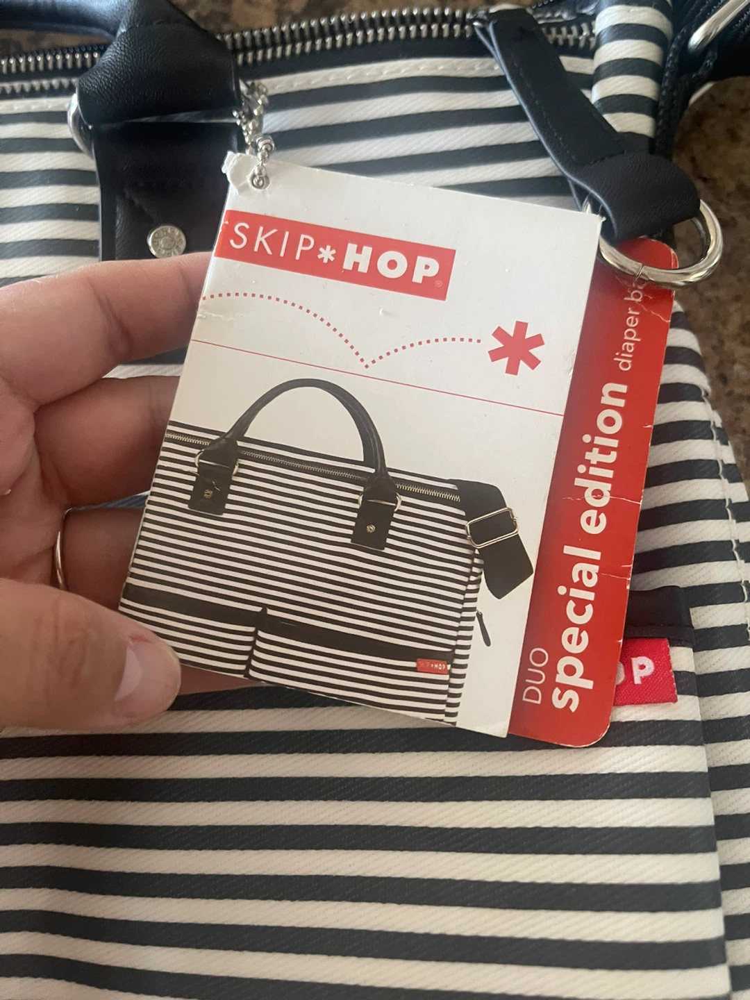 Skip Hop Duo Special Edition Diaper Bag - Striped - photo 2