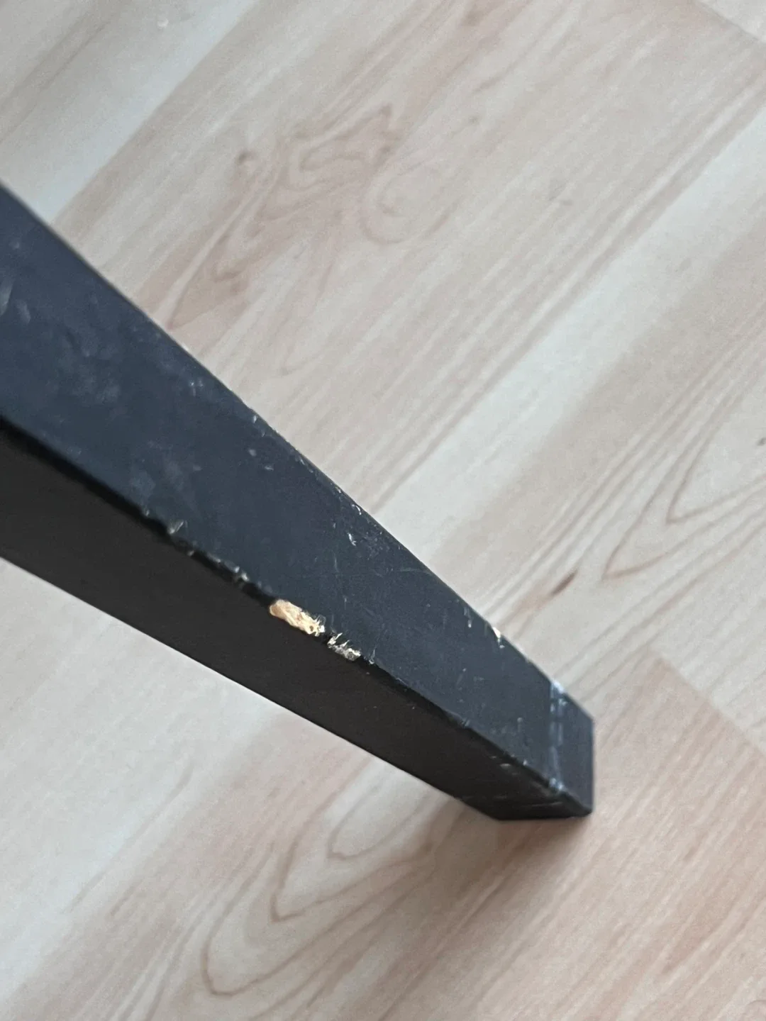 IKEA dark brown Wood Side Table with Drawer image indicator(6)